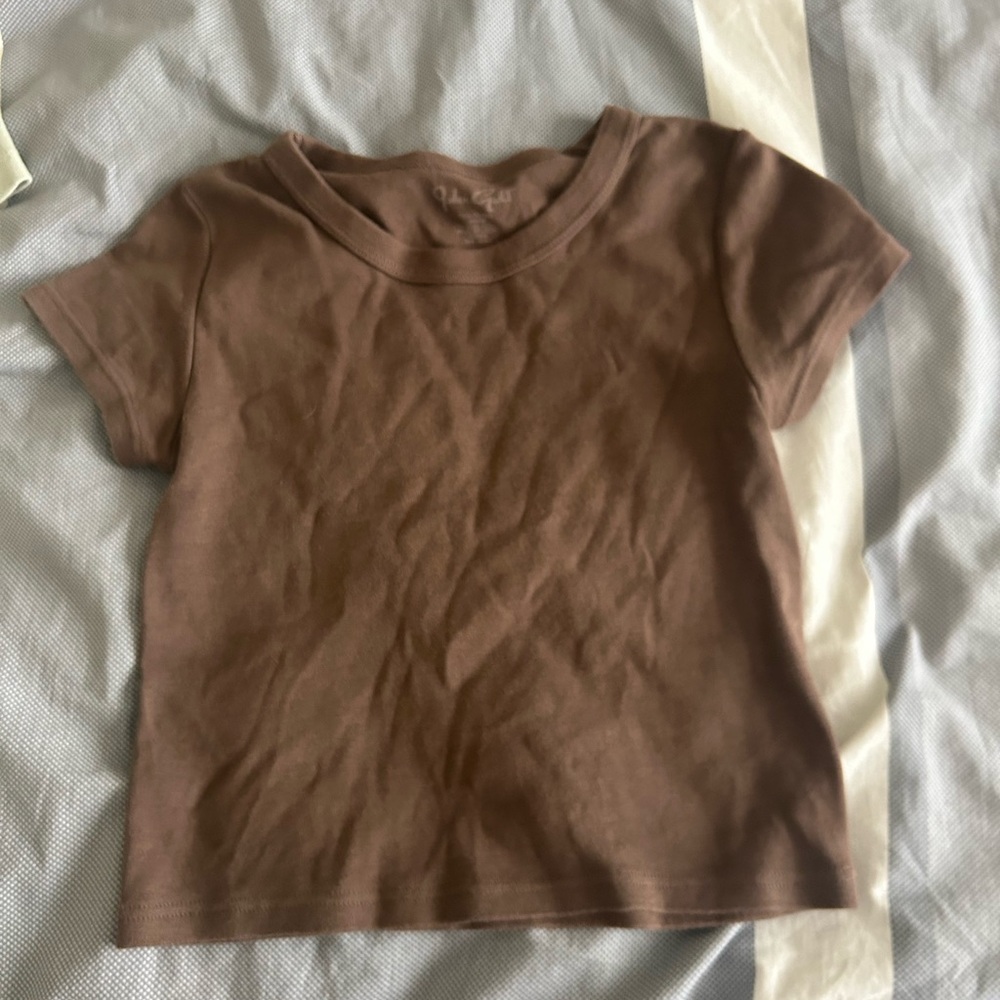 Brandy Melville Brown Crop Top